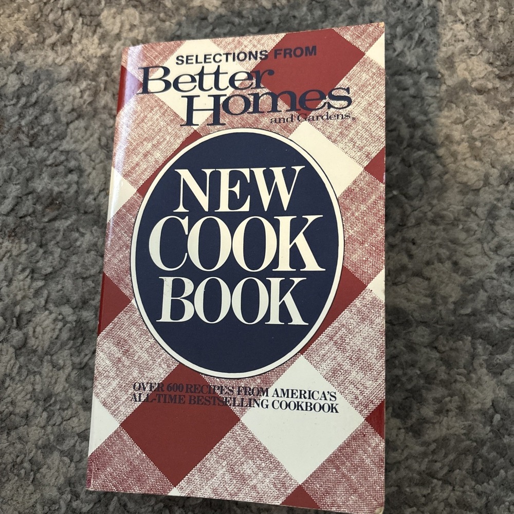 Vintage 1992 Better Homes & Gardens New Cookbook Recipes Cook Book Cooking